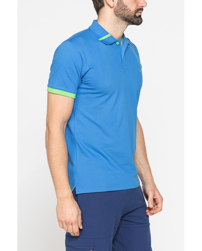 POLO SPORTIVA DA UOMO IN PIQUET  ELASTICIZZATO