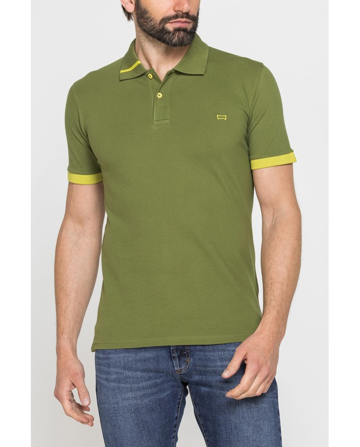 POLO SPORTIVA DA UOMO IN PIQUET  ELASTICIZZATO