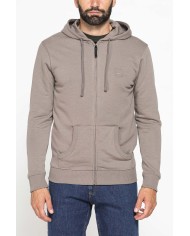 FELPA LEGGERA APERTA CON ZIP E CAPPUCCIO FELPA LEGGERA APERTA CON ZIP E CAPPUCCIO