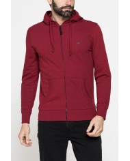 FELPA LEGGERA APERTA CON ZIP E CAPPUCCIO FELPA LEGGERA APERTA CON ZIP E CAPPUCCIO