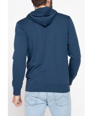 FELPA LEGGERA APERTA CON ZIP E CAPPUCCIO FELPA LEGGERA APERTA CON ZIP E CAPPUCCIO