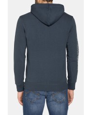 FELPA LEGGERA APERTA CON ZIP E CAPPUCCIO FELPA LEGGERA APERTA CON ZIP E CAPPUCCIO