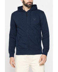 FELPA LEGGERA APERTA CON ZIP E CAPPUCCIO FELPA LEGGERA APERTA CON ZIP E CAPPUCCIO