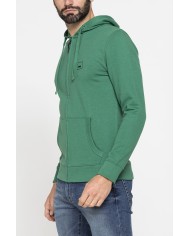 FELPA LEGGERA APERTA CON ZIP E CAPPUCCIO FELPA LEGGERA APERTA CON ZIP E CAPPUCCIO
