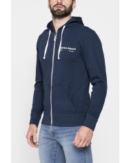 FELPA LEGGERA APERTA CON ZIP E CAPPUCCIO FELPA LEGGERA APERTA CON ZIP E CAPPUCCIO