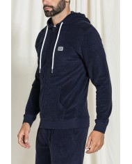 FELPA FULL ZIP IN SPUGNA COLLEZIONE CARRERA REPLICA