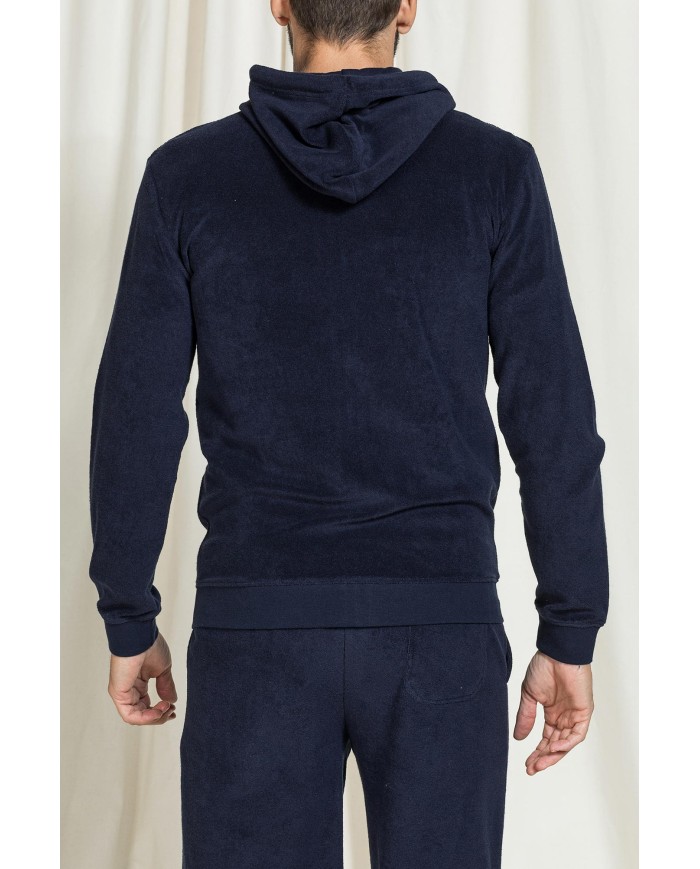 FELPA FULL ZIP IN SPUGNA COLLEZIONE CARRERA REPLICA