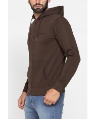 FELPA PESANTE GARZATA CON CAPPUCCIO E ZIP FELPA PESANTE GARZATA CON CAPPUCCIO E ZIP