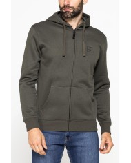 FELPA PESANTE GARZATA CON CAPPUCCIO E ZIP FELPA PESANTE GARZATA CON CAPPUCCIO E ZIP