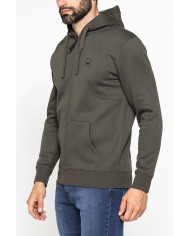 FELPA PESANTE GARZATA CON CAPPUCCIO E ZIP FELPA PESANTE GARZATA CON CAPPUCCIO E ZIP