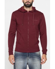 FELPA PESANTE GARZATA CON CAPPUCCIO E ZIP FELPA PESANTE GARZATA CON CAPPUCCIO E ZIP