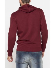 FELPA PESANTE GARZATA CON CAPPUCCIO E ZIP FELPA PESANTE GARZATA CON CAPPUCCIO E ZIP