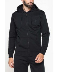 FELPA PESANTE GARZATA CON CAPPUCCIO E ZIP FELPA PESANTE GARZATA CON CAPPUCCIO E ZIP