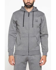 FELPA PESANTE GARZATA CON CAPPUCCIO E ZIP FELPA PESANTE GARZATA CON CAPPUCCIO E ZIP