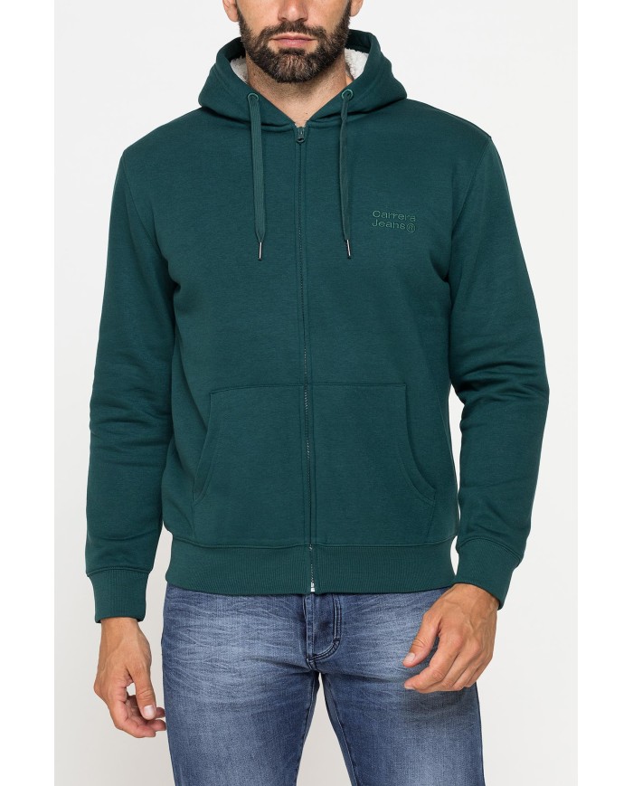 FELPA PESANTE IN TESSUTO DOPPIATO SHERPA