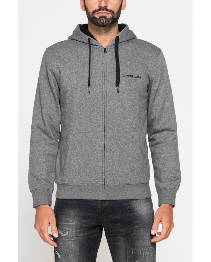 FELPA PESANTE IN TESSUTO DOPPIATO SHERPA