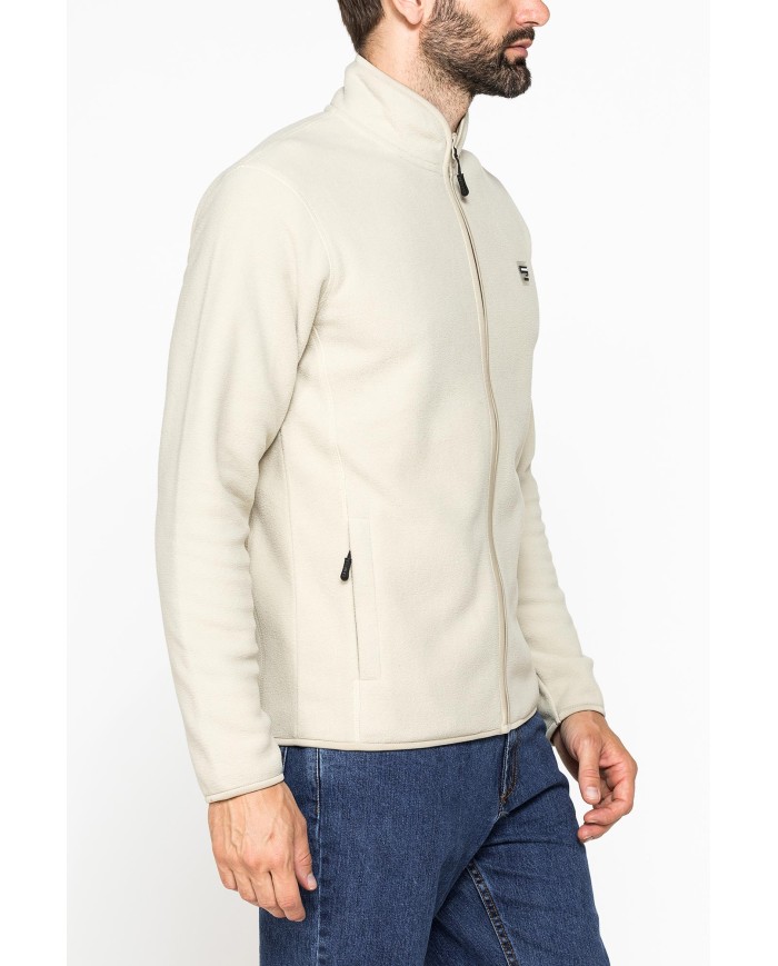 PILE CON ZIP CENTRALE E TASCHE INSERITE