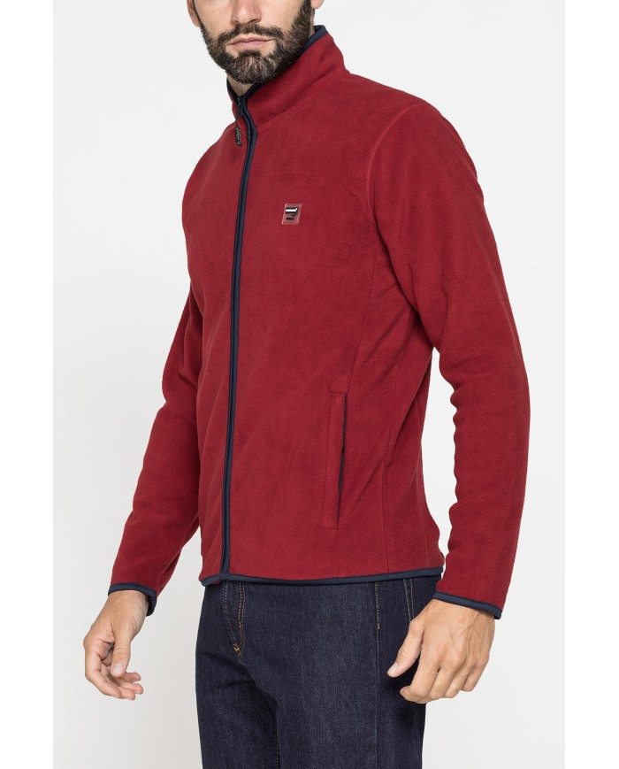 PILE CON ZIP CENTRALE E TASCHE INSERITE