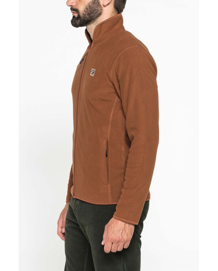 PILE CON ZIP CENTRALE E TASCHE INSERITE