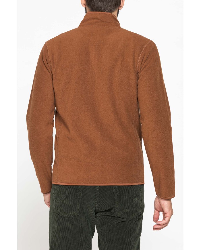 PILE CON ZIP CENTRALE E TASCHE INSERITE