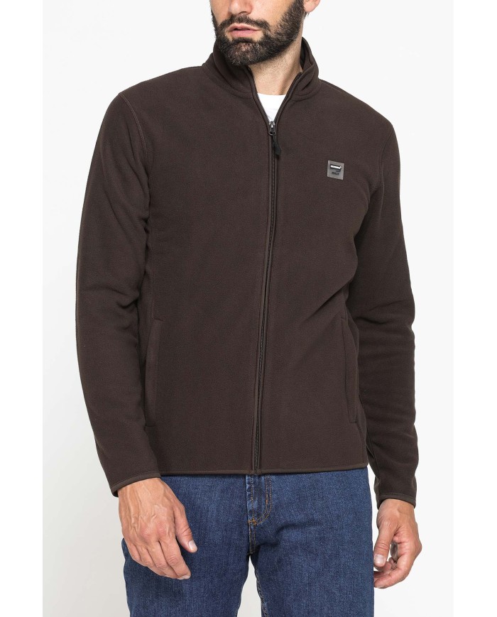 PILE CON ZIP CENTRALE E TASCHE INSERITE