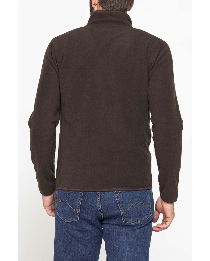 PILE CON ZIP CENTRALE E TASCHE INSERITE