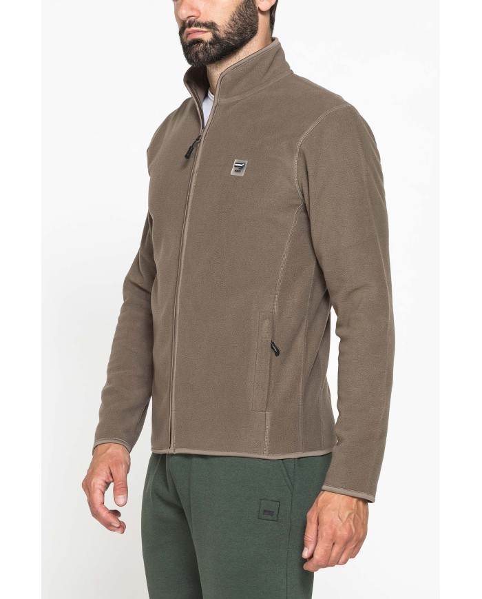 PILE CON ZIP CENTRALE E TASCHE INSERITE