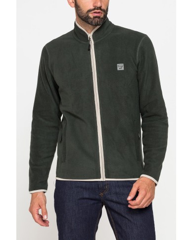 PILE CON ZIP CENTRALE E TASCHE INSERITE