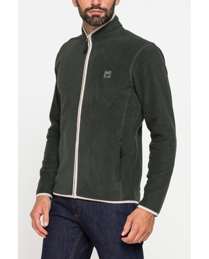 PILE CON ZIP CENTRALE E TASCHE INSERITE