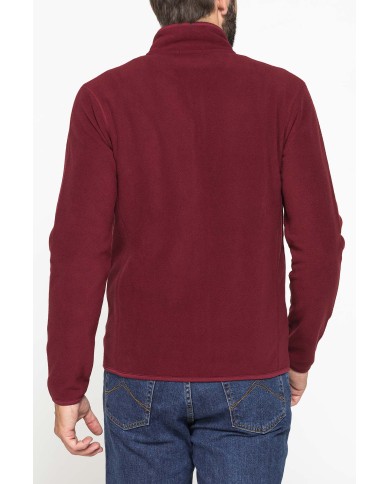 PILE CON ZIP CENTRALE E TASCHE INSERITE