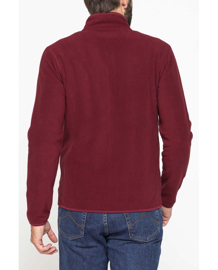 PILE CON ZIP CENTRALE E TASCHE INSERITE