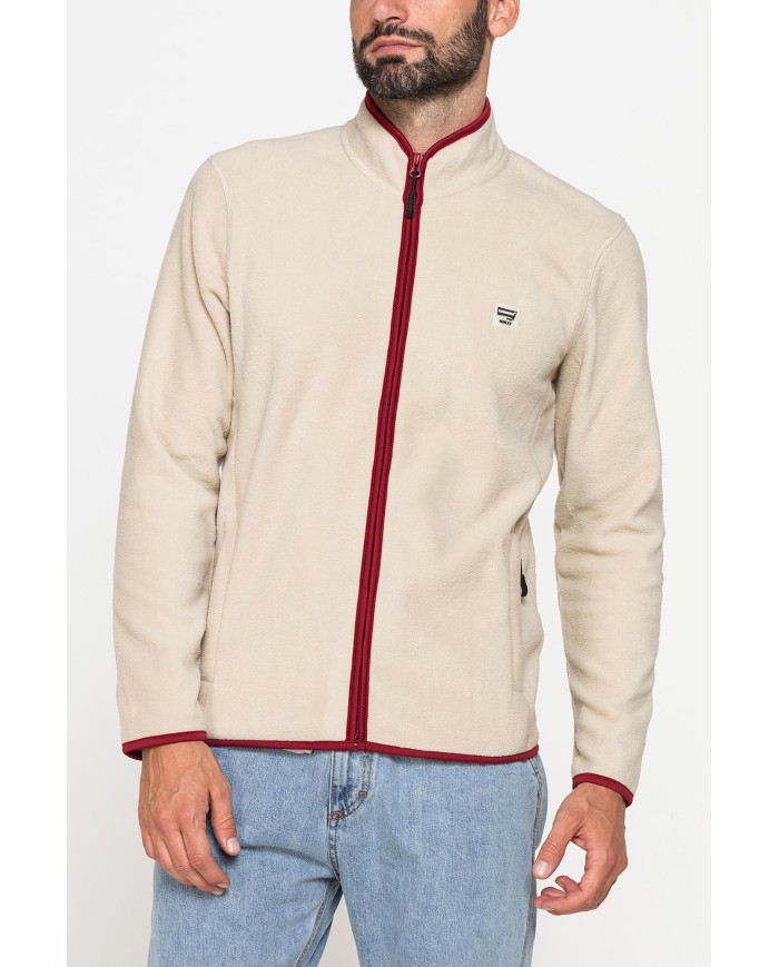 PILE CON ZIP CENTRALE E TASCHE INSERITE