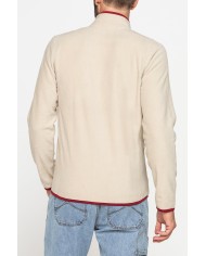PILE CON ZIP CENTRALE E TASCHE INSERITE PILE CON ZIP CENTRALE E TASCHE INSERITE