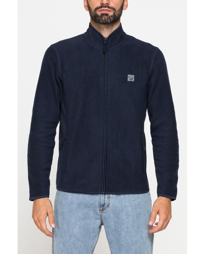 PILE CON ZIP CENTRALE E TASCHE INSERITE