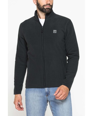 PILE CON ZIP CENTRALE E TASCHE INSERITE