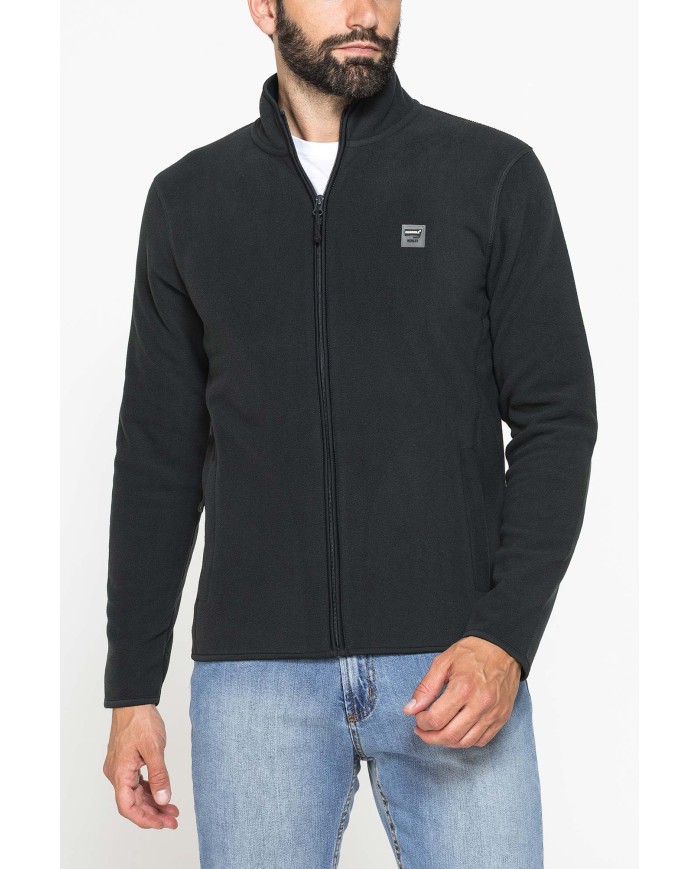 PILE CON ZIP CENTRALE E TASCHE INSERITE