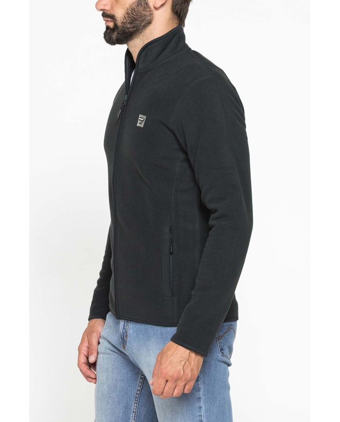 PILE CON ZIP CENTRALE E TASCHE INSERITE