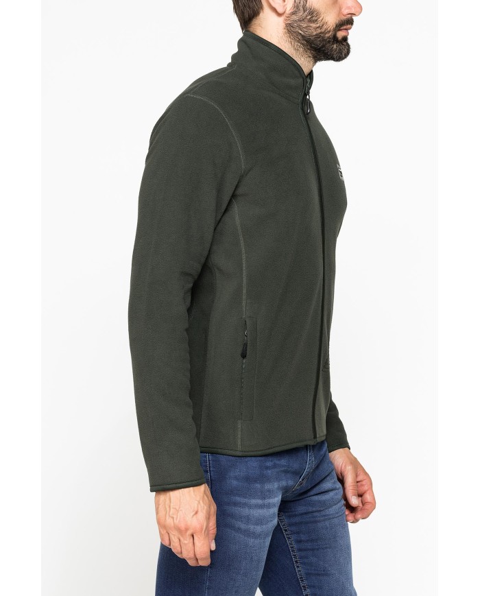 PILE CON ZIP CENTRALE E TASCHE INSERITE