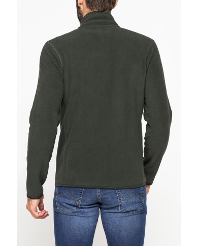 PILE CON ZIP CENTRALE E TASCHE INSERITE