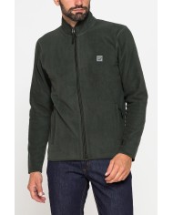 PILE CON ZIP CENTRALE E TASCHE INSERITE PILE CON ZIP CENTRALE E TASCHE INSERITE
