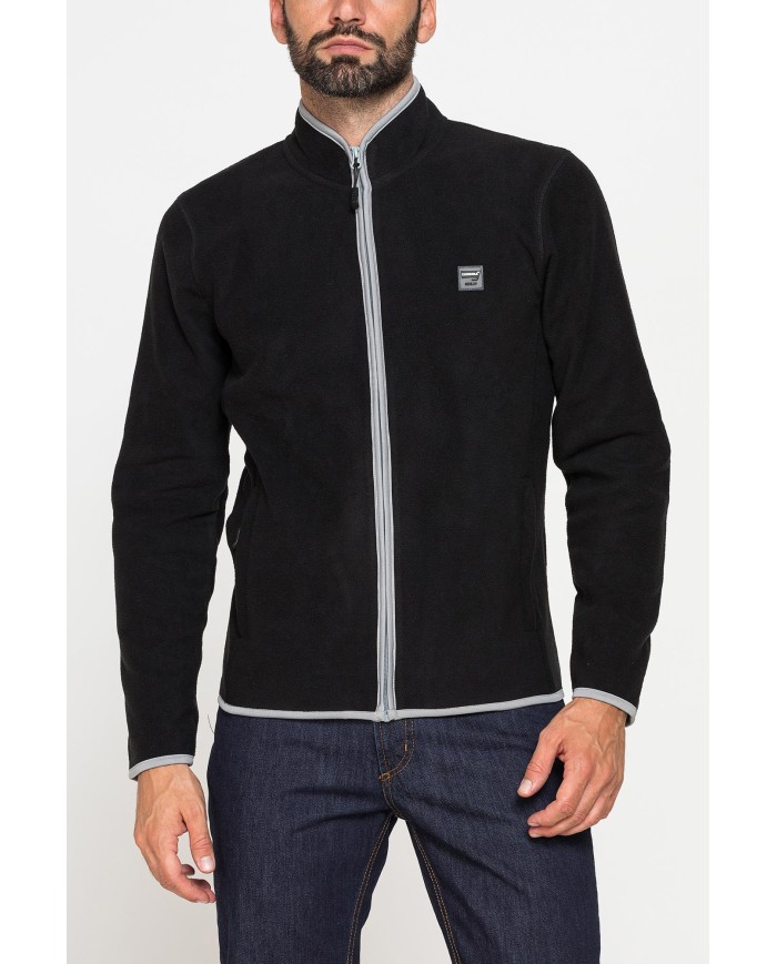 PILE CON ZIP CENTRALE E TASCHE INSERITE