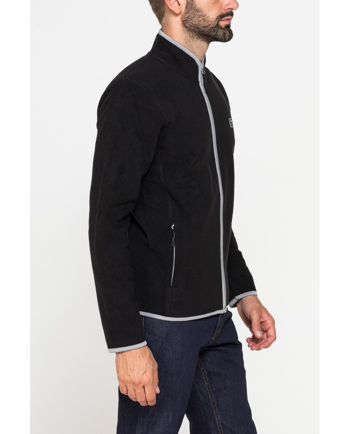 PILE CON ZIP CENTRALE E TASCHE INSERITE