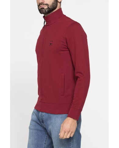 FELPA LEGGERA CON ZIP E TASCHE INSERITE