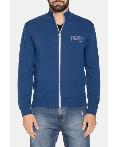 FELPA LEGGERA CON ZIP E TASCHE INSERITE