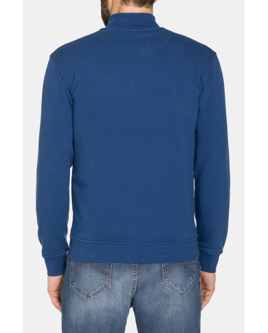 FELPA LEGGERA CON ZIP E TASCHE INSERITE