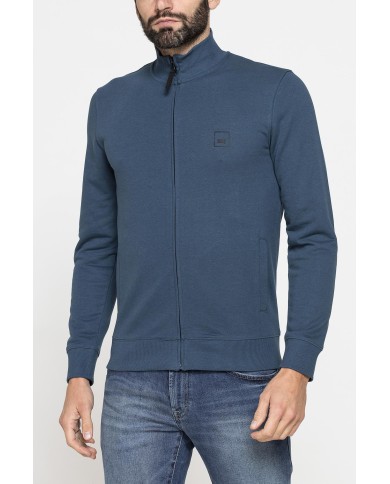 FELPA LEGGERA CON ZIP E TASCHE INSERITE