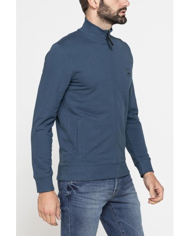 FELPA LEGGERA CON ZIP E TASCHE INSERITE