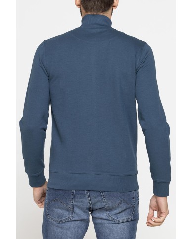 FELPA LEGGERA CON ZIP E TASCHE INSERITE