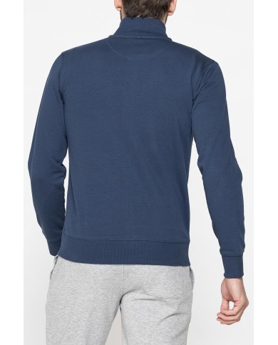 FELPA LEGGERA CON ZIP E TASCHE INSERITE