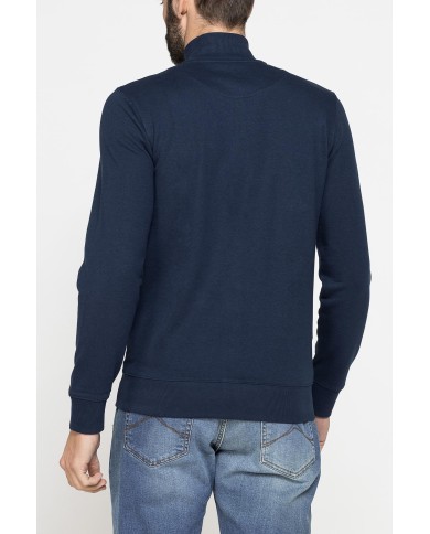 FELPA LEGGERA CON ZIP E TASCHE INSERITE